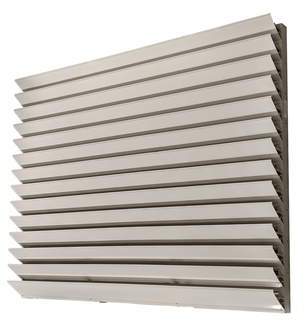 Equipment screens conceal rooftop equipment and provide a louvered aesthetic to your rooftop.